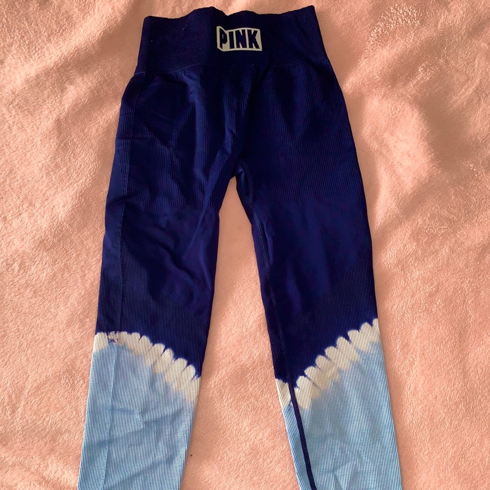 Blue/baby blue leggings